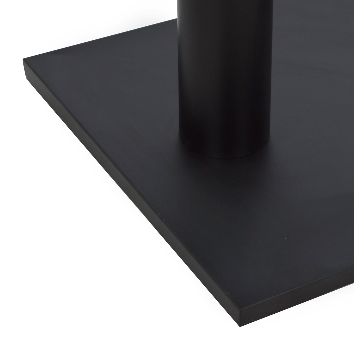 DOUBLE METAL BASE BLACK WITH ADJUSTABLE FEET 80x40x72