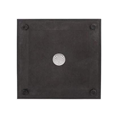 ΒΑΣΗ ΜΕΤΑΛΛΙΚΗ ΓΚΡΙ ΜΕ ΡΕΓΟΥΛΑΤΟΡΟΥΣ 40x40x72