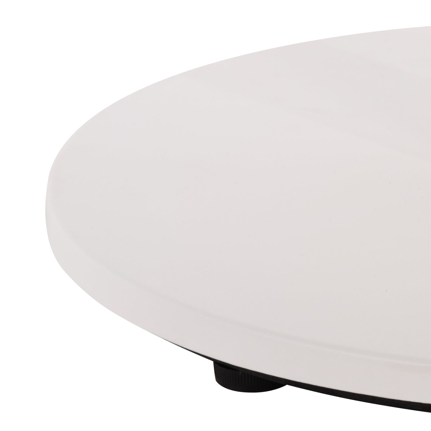 ΒΑΣΗ ΤΡΑΠΕΖΙΟΥ ΑΛΟΥΜΙΝΙΟΥ ΣΤΡΟΓΓΥΛΗ ΛΕΥΚΟ ΜΑΤ ΣΤΑΥΡΟΣ Φ45x72