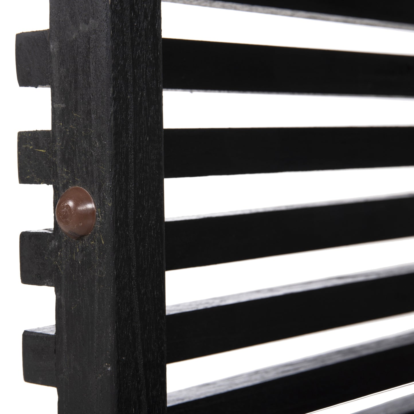 INDOOR BAR BASE MEDIUM HEIGHT SQUARE FRANTZ BLACK MINDI WOOD 40x40x90