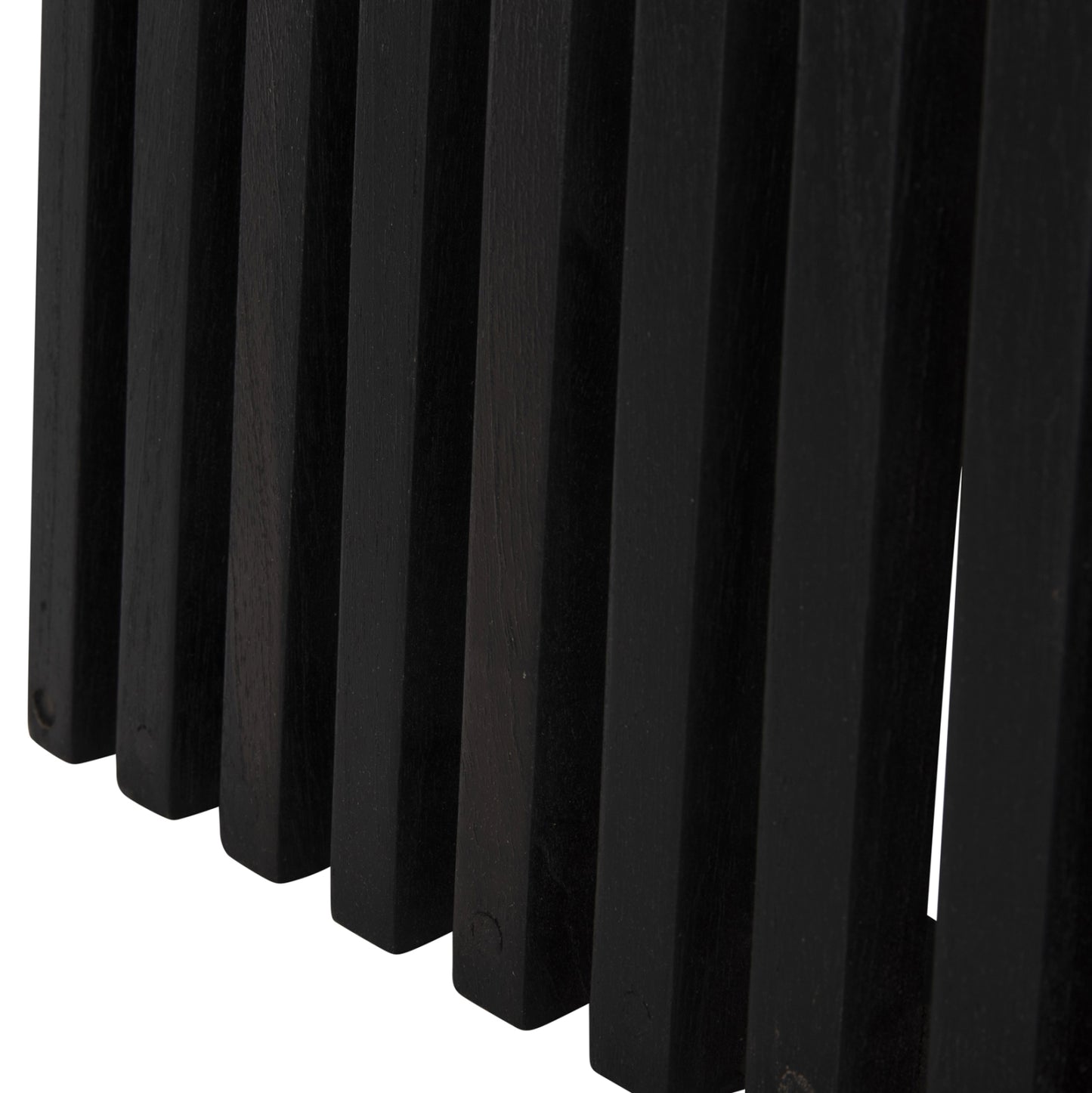 INDOOR BAR BASE MEDIUM HEIGHT SQUARE FRANTZ BLACK MINDI WOOD 40x40x90