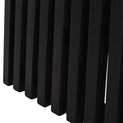 INDOOR BAR BASE MEDIUM HEIGHT SQUARE FRANTZ BLACK MINDI WOOD 40x40x90