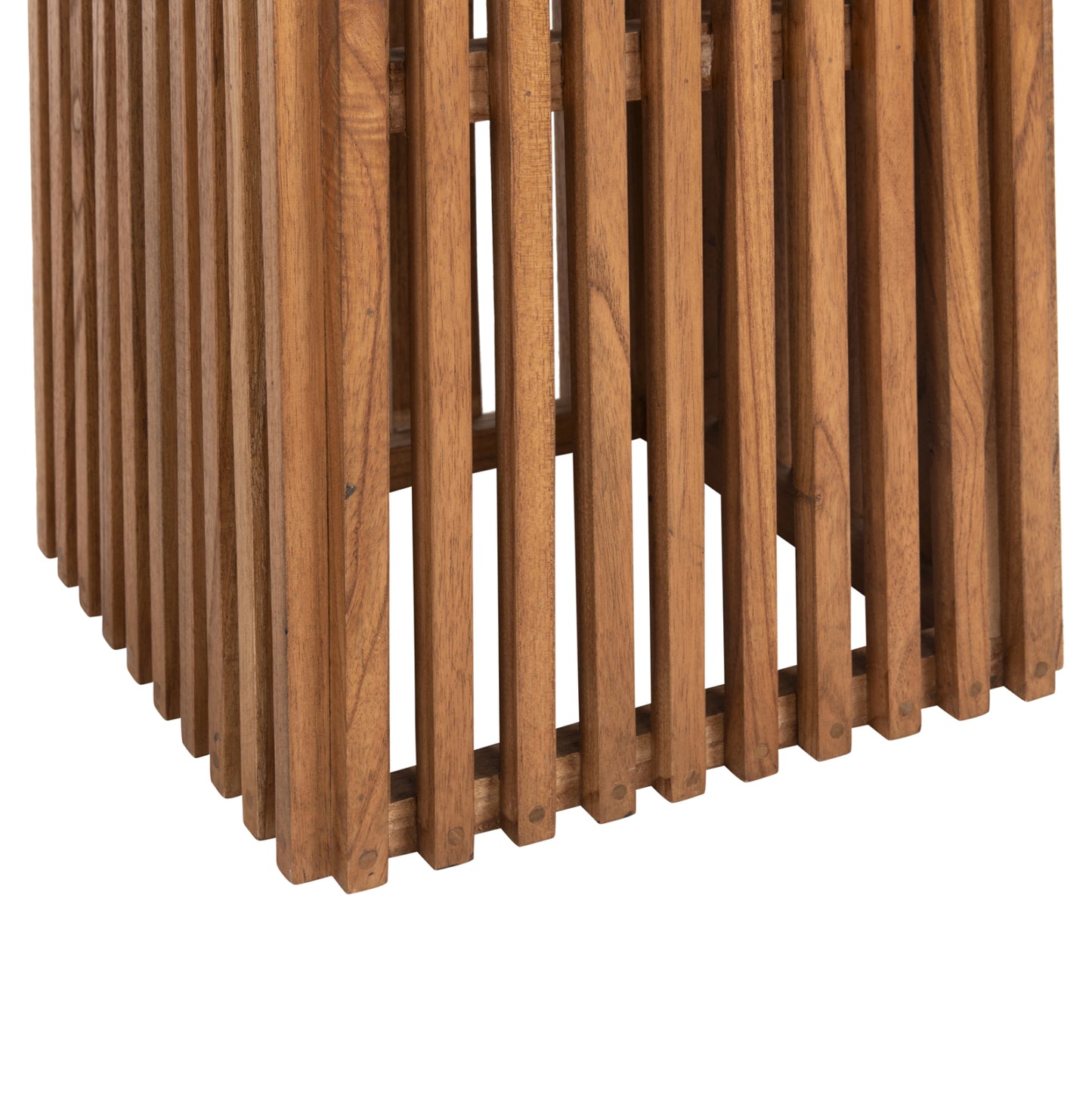 INDOOR TABLE BASE SQUARE FRANTZ MINDI WOOD IN NATURAL 45x45x73