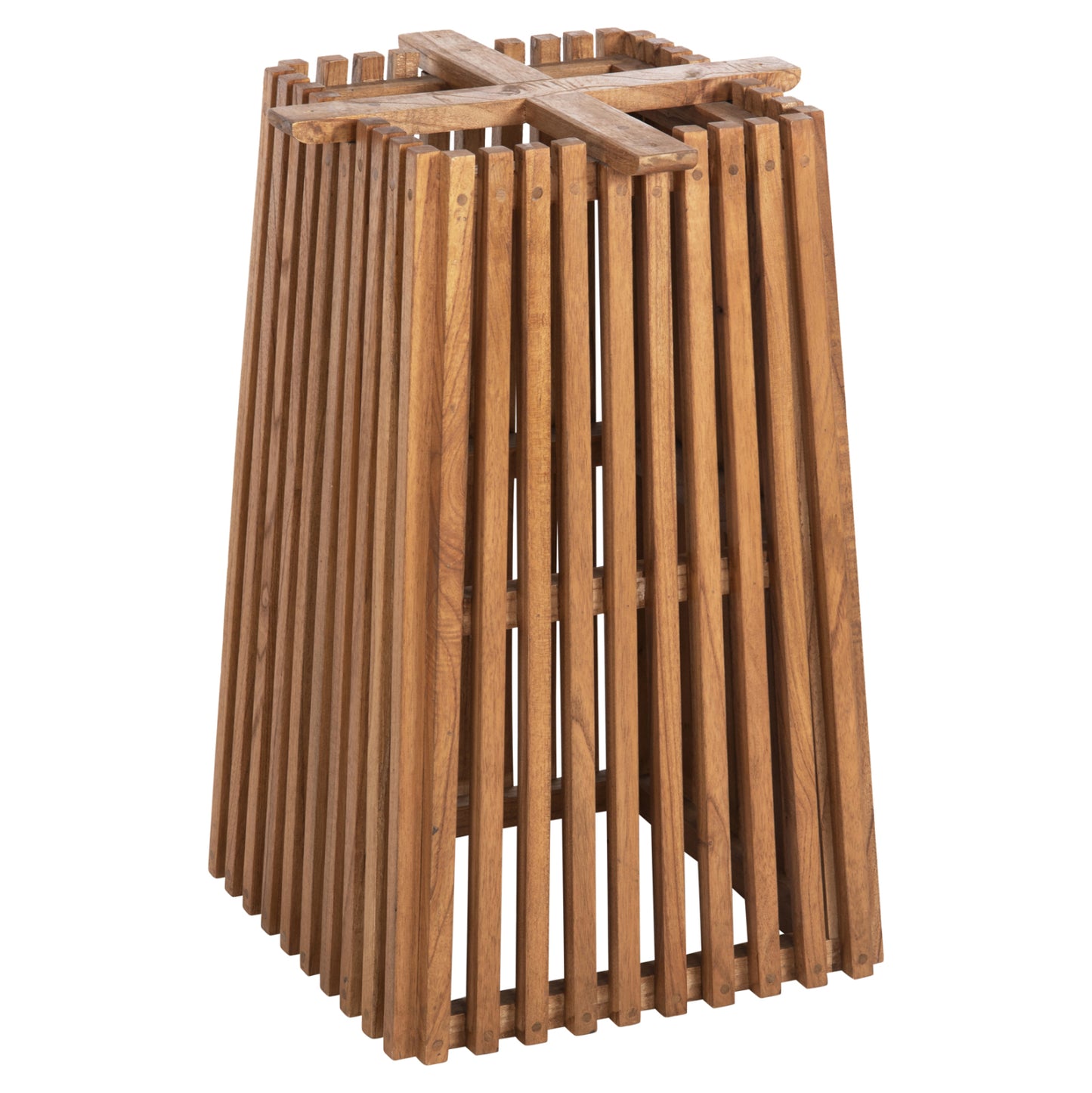 INDOOR TABLE BASE SQUARE FRANTZ MINDI WOOD IN NATURAL 45x45x73