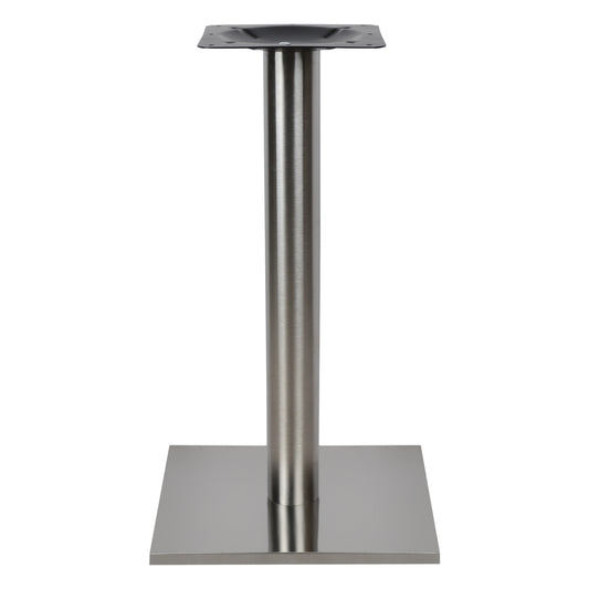 STAINLESS STEEL TABLE BASE WITH ADJUSTABLE FEET 40x40x72