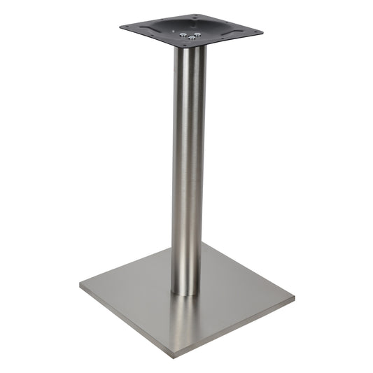 STAINLESS STEEL TABLE BASE WITH ADJUSTABLE FEET 40x40x72