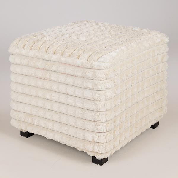 ΣΚΑΜΠΟ ΒΕΛΟΥΔΟ ΛΕΥΚΟ ΞΥΛΙΝΑ ΠΟΔΙΑ 42x42x40