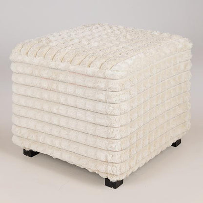 ΣΚΑΜΠΟ ΒΕΛΟΥΔΟ ΛΕΥΚΟ ΞΥΛΙΝΑ ΠΟΔΙΑ 42x42x40