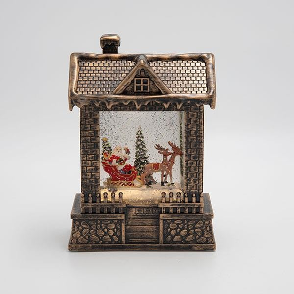 ΣΠΙΤΑΚΙ ΜΕ ΑΓΙΟ ΒΑΣΙΛΗ ΚΑΙ ΕΛΚΥΘΡΟ ΜΕ ΝΕΡΟ ΣΤΟ ΕΣΩΤΕΡΙΚΟ ΦΩΤΙΖΟΜΕΝΟ ΜΠΑΤΑΡΙΑΣ TIMER 15x8x21.5