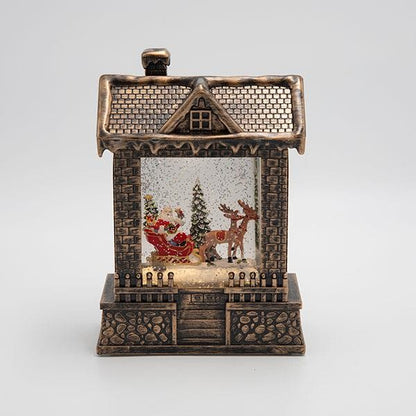 ΣΠΙΤΑΚΙ ΜΕ ΑΓΙΟ ΒΑΣΙΛΗ ΚΑΙ ΕΛΚΥΘΡΟ ΜΕ ΝΕΡΟ ΣΤΟ ΕΣΩΤΕΡΙΚΟ ΦΩΤΙΖΟΜΕΝΟ ΜΠΑΤΑΡΙΑΣ TIMER 15x8x21.5