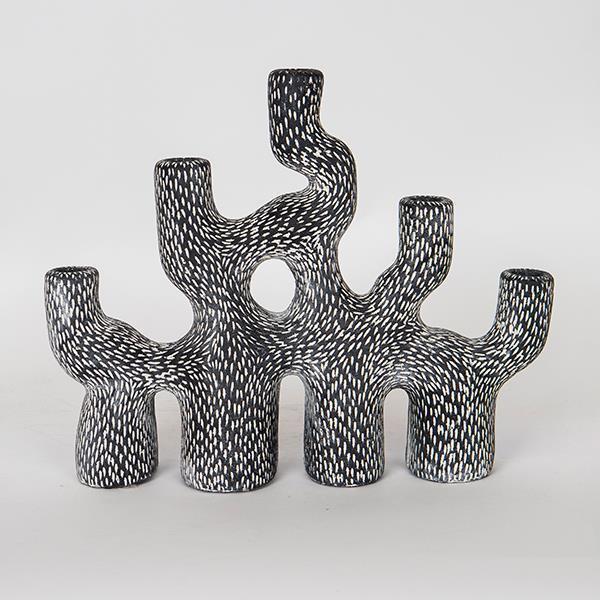 ΚΗΡΟΠΗΓΙΟ ΓΚΡΙ ΣΧΗΜΑ ΚΛΑΔΙ 5 ΘΕΣΕΩΝ 34.5x9.5x28