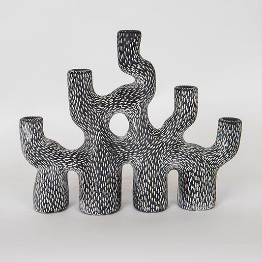 ΚΗΡΟΠΗΓΙΟ ΓΚΡΙ ΣΧΗΜΑ ΚΛΑΔΙ 5 ΘΕΣΕΩΝ 34.5x9.5x28