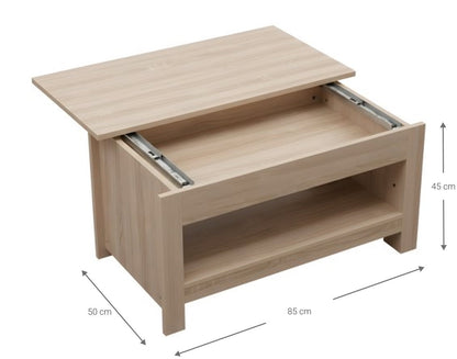 Coffee Table Access Natural 85x50x45