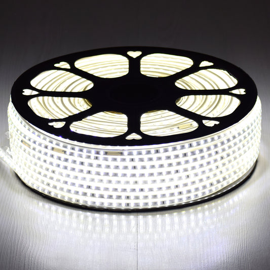 70500 Slim Ταινία Μονής Σειράς Epistar LED SMD 2835 1m 12W/m 96LED/m 1680lm/m 120° DC 230V Αδιάβροχη IP68 Ψυχρό Λευκό 6000K Dimmable