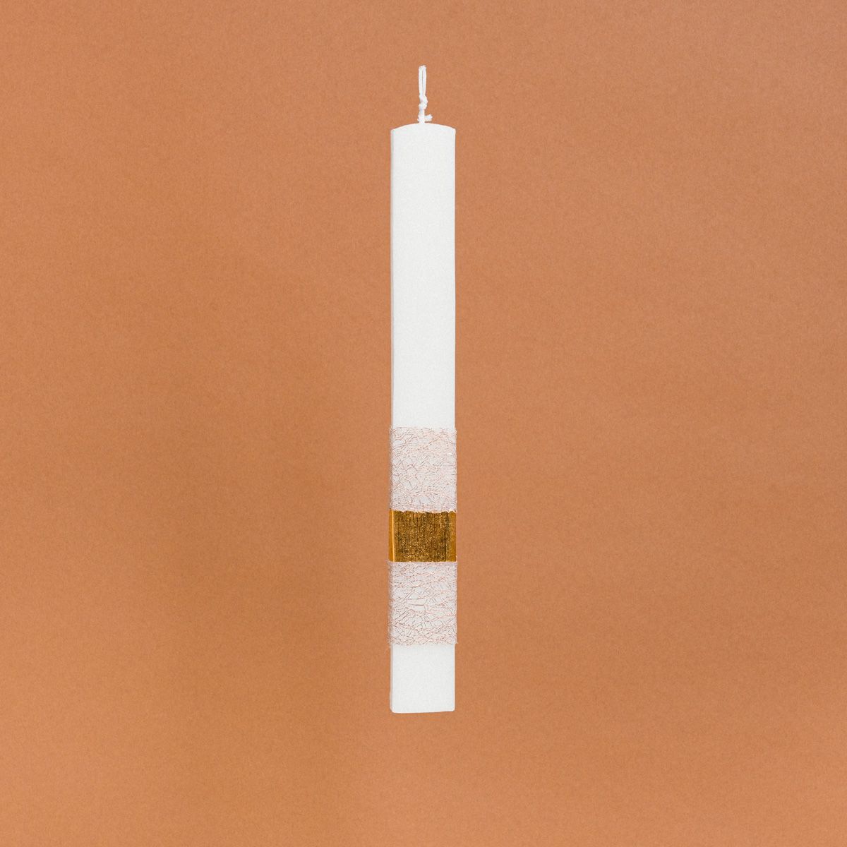 Λαμπάδα Στολισμένη Χρυσό Δαχτυλίδι σε Συσκευασία Δώρου