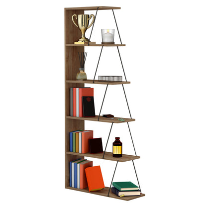 MINI TARS LIBRARY NATURAL OAK BLACK METAL BARS 65x22-24x146