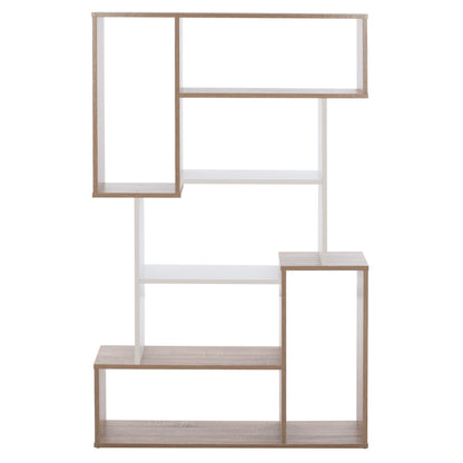 BOOKCASE SHAY WHITE 85x22x140