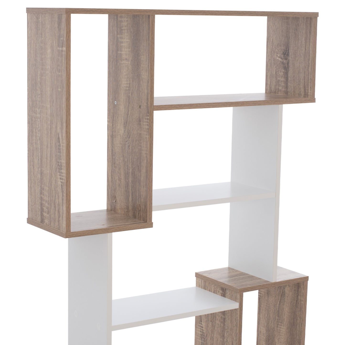 BOOKCASE SHAY WHITE 85x22x140