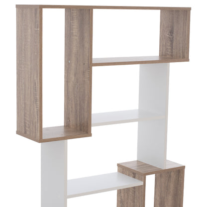 BOOKCASE SHAY WHITE 85x22x140