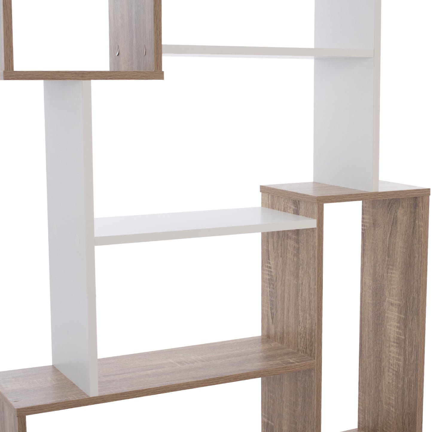 BOOKCASE SHAY WHITE 85x22x140