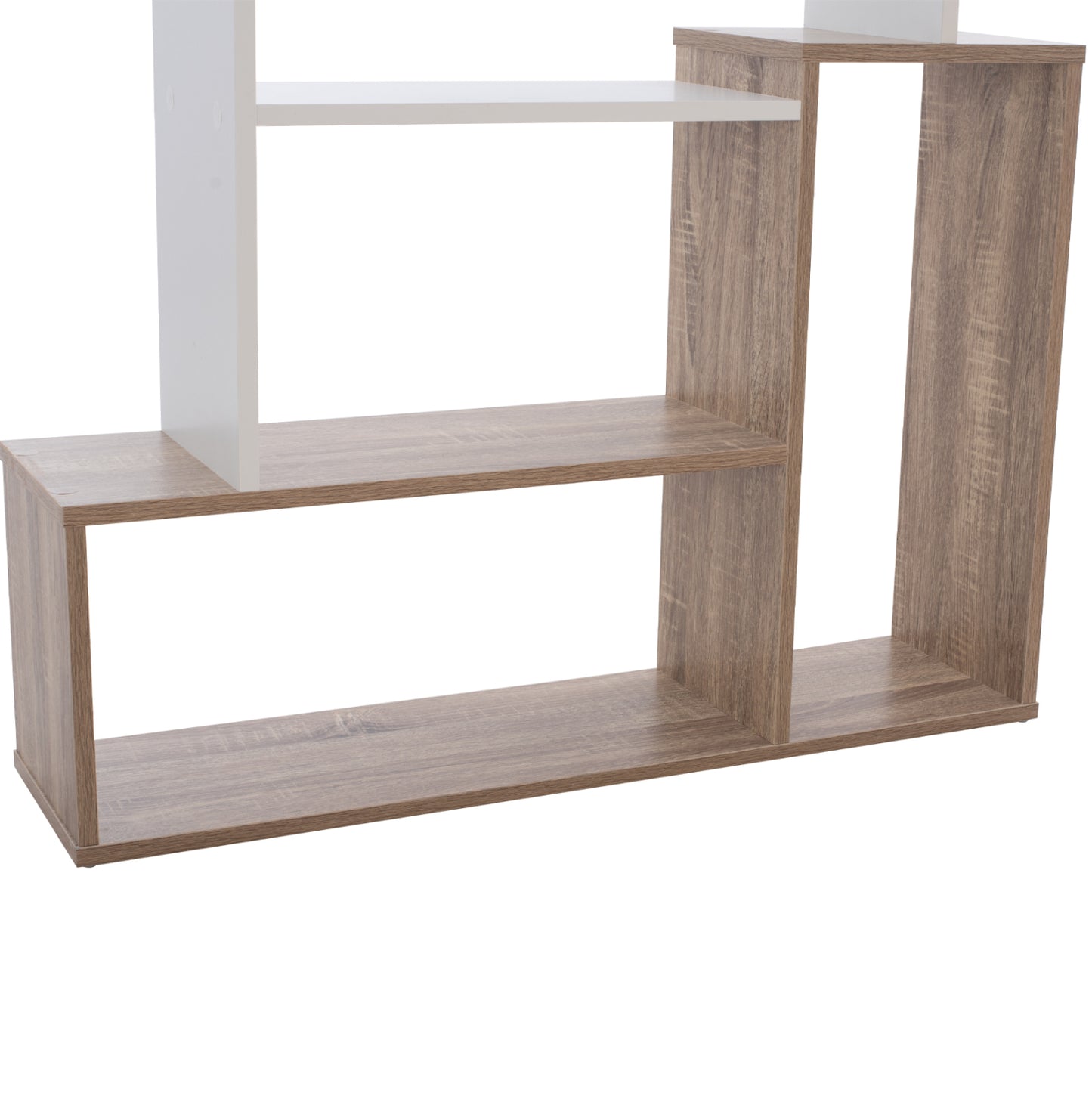 BOOKCASE SHAY WHITE 85x22x140