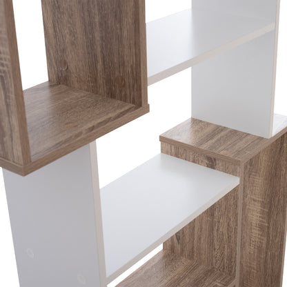 BOOKCASE SHAY WHITE 85x22x140