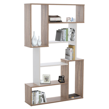 BOOKCASE SHAY WHITE 85x22x140