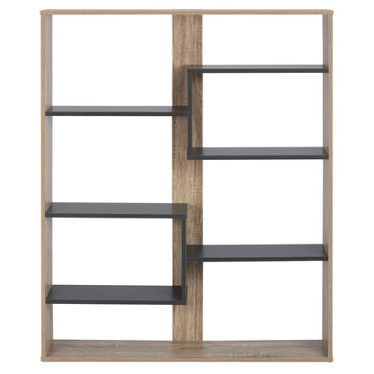 MARCELINE GREY BOOKCASE 100x21x124.5