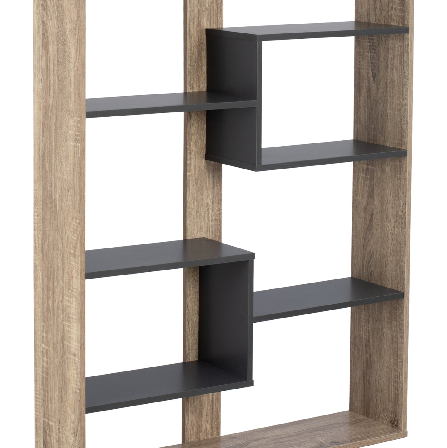 MARCELINE GREY BOOKCASE 100x21x124.5