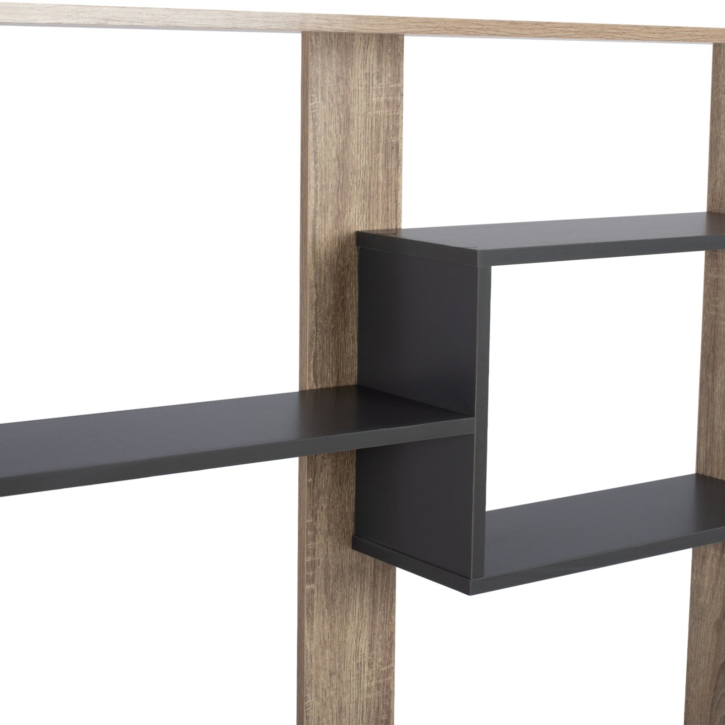 MARCELINE GREY BOOKCASE 100x21x124.5