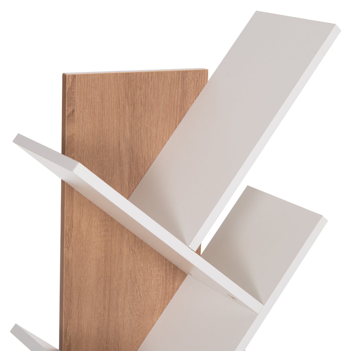 ΒΙΒΛΙΟΘΗΚΗ LIANA ΜΕΛΑΜΙΝΗ SONAMA/ΛΕΥΚΟ 46x22x128,5