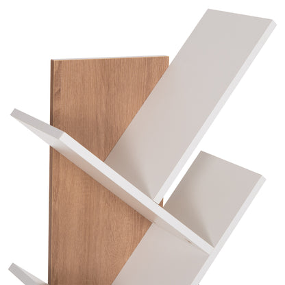 ΒΙΒΛΙΟΘΗΚΗ LIANA ΜΕΛΑΜΙΝΗ SONAMA/ΛΕΥΚΟ 46x22x128,5