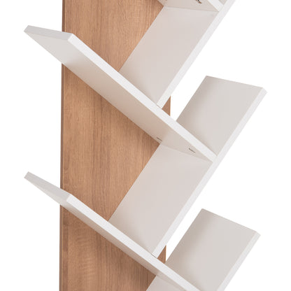 ΒΙΒΛΙΟΘΗΚΗ LIANA ΜΕΛΑΜΙΝΗ SONAMA/ΛΕΥΚΟ 46x22x128,5