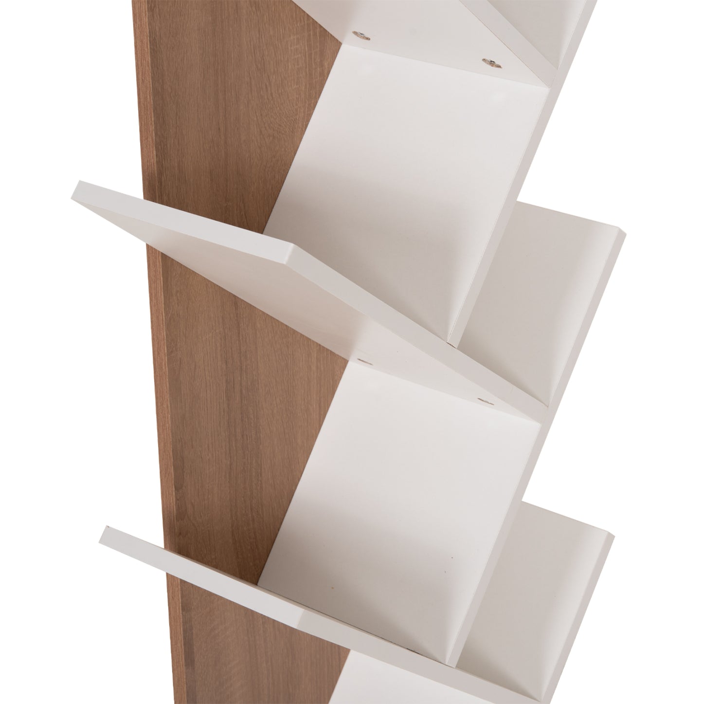 ΒΙΒΛΙΟΘΗΚΗ LIANA ΜΕΛΑΜΙΝΗ SONAMA/ΛΕΥΚΟ 46x22x128,5
