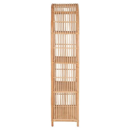 ΒΙΒΛΙΟΘΗΚΗ SIMOK ΑΠΟ ΦΥΣΙΚΟ RATTAN ΣΕ ΦΥΣΙΚΟ ΧΡΩΜΑ 80x40x182