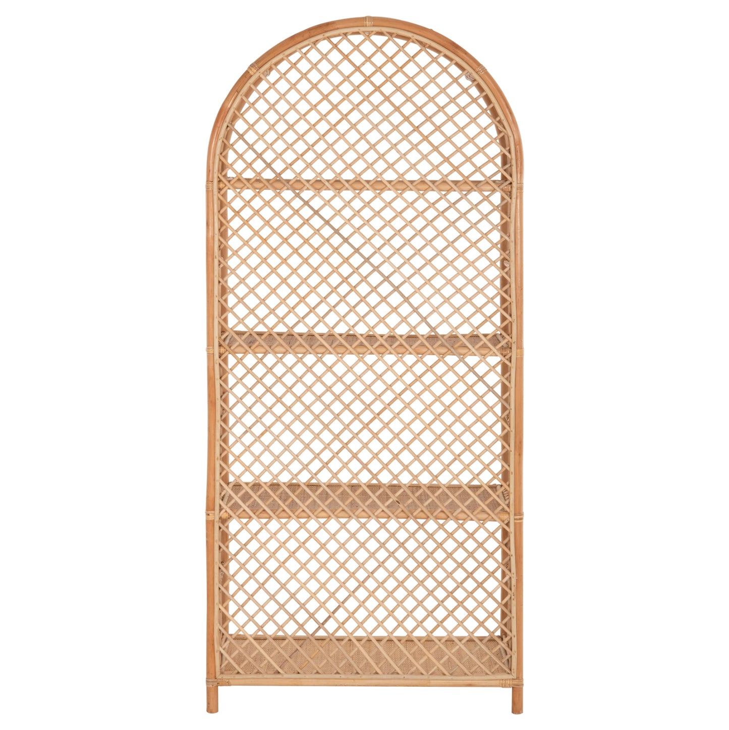 ΒΙΒΛΙΟΘΗΚΗ SIMOK ΑΠΟ ΦΥΣΙΚΟ RATTAN ΣΕ ΦΥΣΙΚΟ ΧΡΩΜΑ 80x40x182