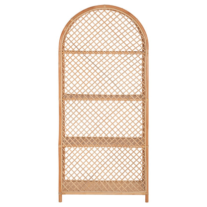ΒΙΒΛΙΟΘΗΚΗ SIMOK ΑΠΟ ΦΥΣΙΚΟ RATTAN ΣΕ ΦΥΣΙΚΟ ΧΡΩΜΑ 80x40x182