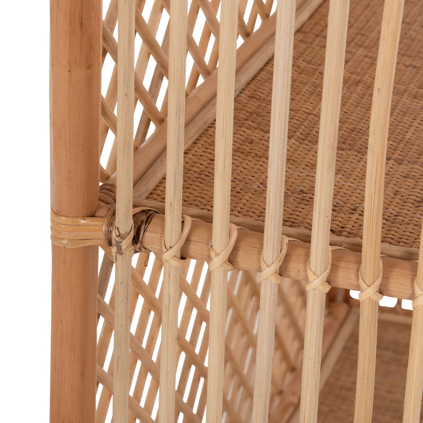 ΒΙΒΛΙΟΘΗΚΗ SIMOK ΑΠΟ ΦΥΣΙΚΟ RATTAN ΣΕ ΦΥΣΙΚΟ ΧΡΩΜΑ 80x40x182