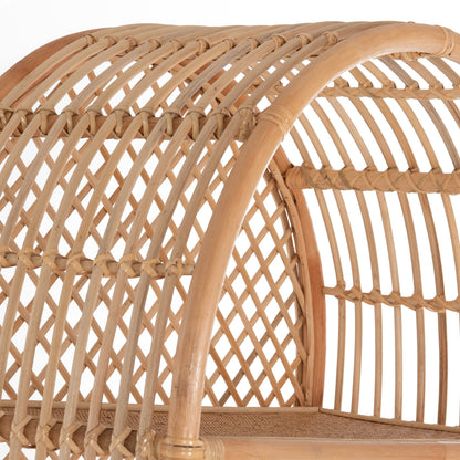 ΒΙΒΛΙΟΘΗΚΗ SIMOK ΑΠΟ ΦΥΣΙΚΟ RATTAN ΣΕ ΦΥΣΙΚΟ ΧΡΩΜΑ 80x40x182