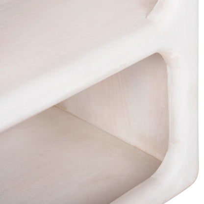 ΒΙΒΛΙΟΘΗΚΗ HANDYR ΜΑΣΙΦ ΞΥΛΟ MANGO ΣΕ ΛΕΥΚΟ ΧΡΩΜΑ 100x35x165
