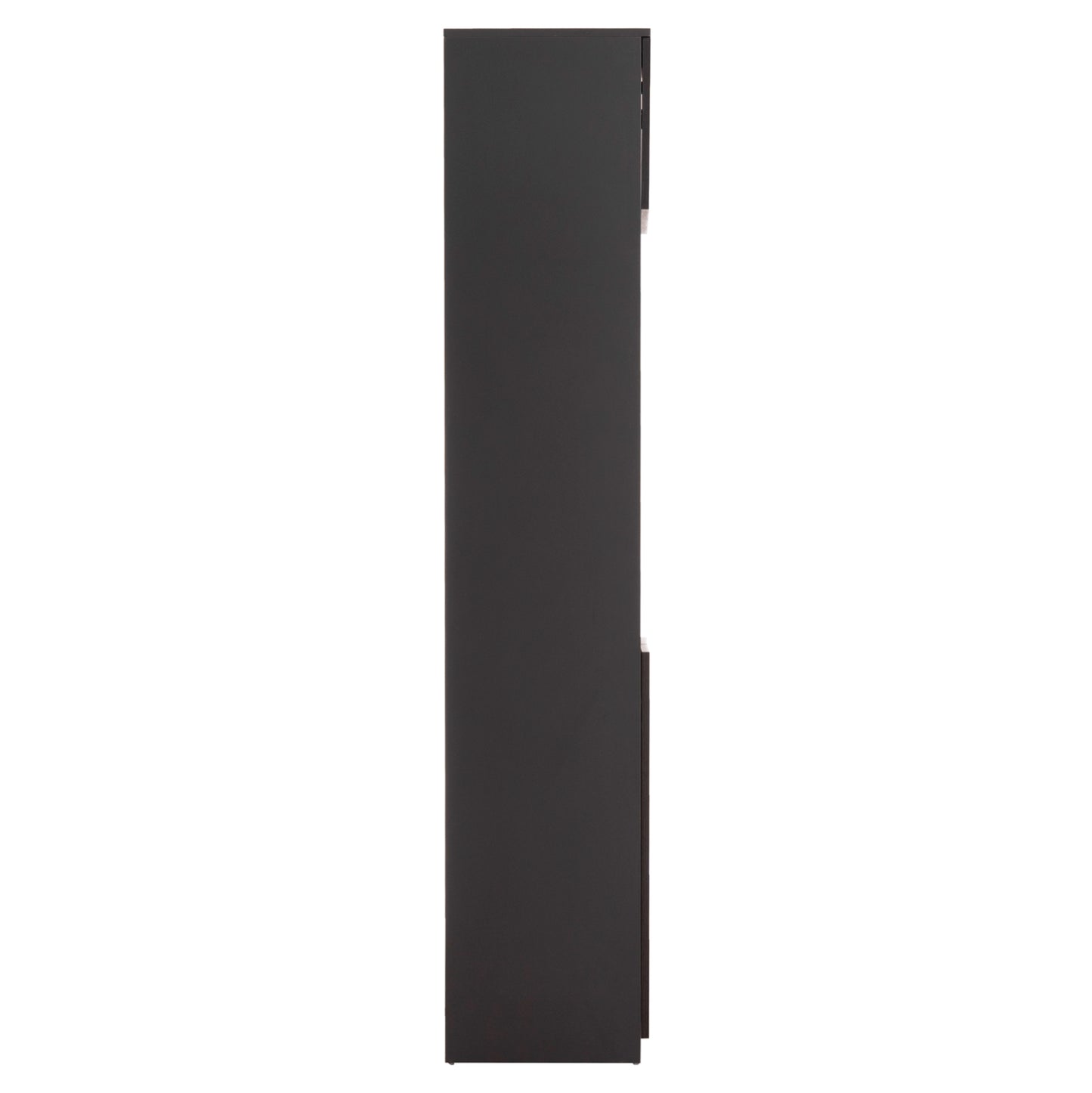 OFFICE BOOKCASE PROFESSIONAL ROSEWOOD MELAMINE GREY WENGE 80x40x200