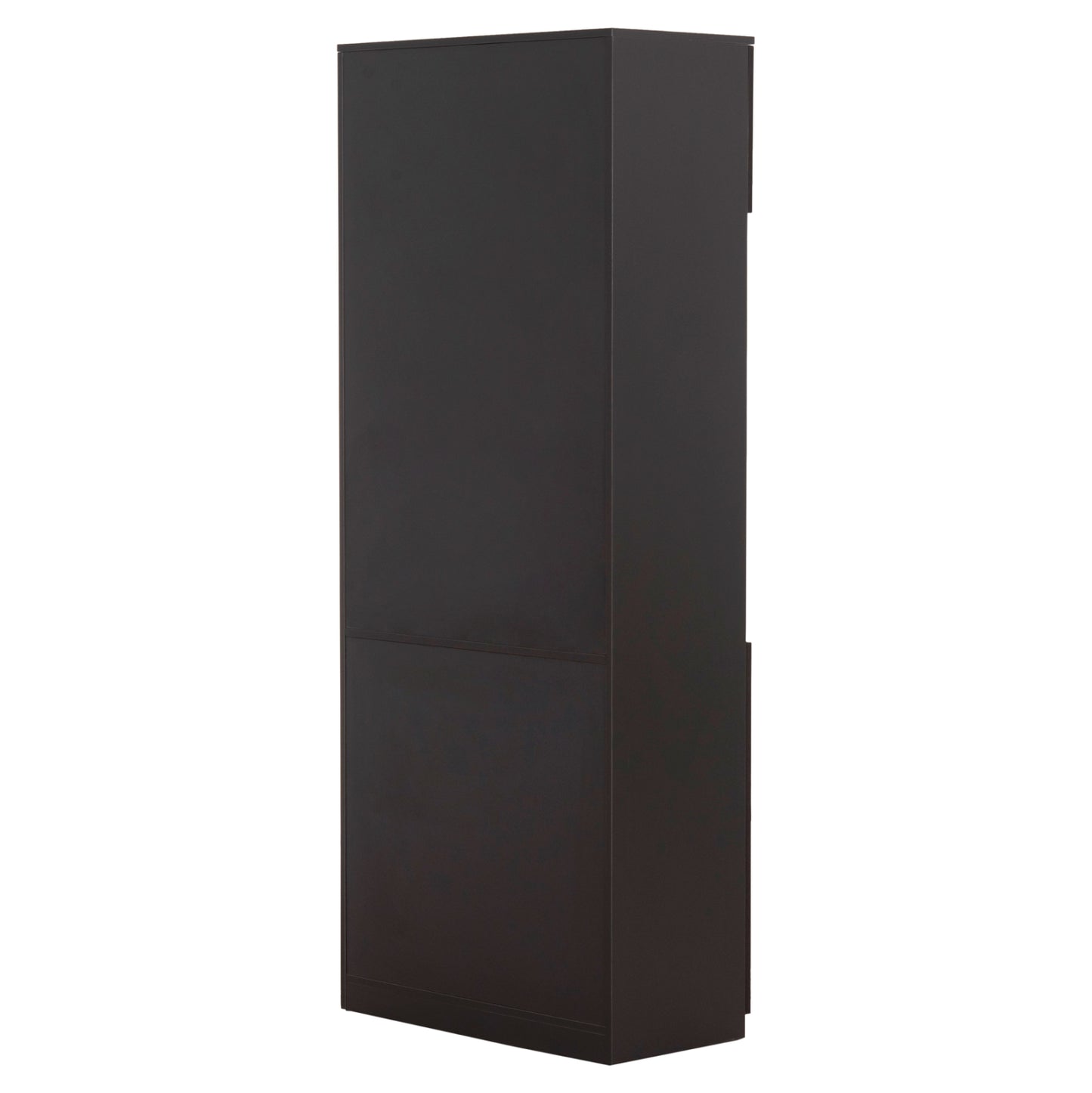 OFFICE BOOKCASE PROFESSIONAL ROSEWOOD MELAMINE GREY WENGE 80x40x200