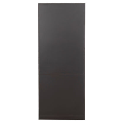OFFICE BOOKCASE PROFESSIONAL ROSEWOOD MELAMINE GREY WENGE 80x40x200