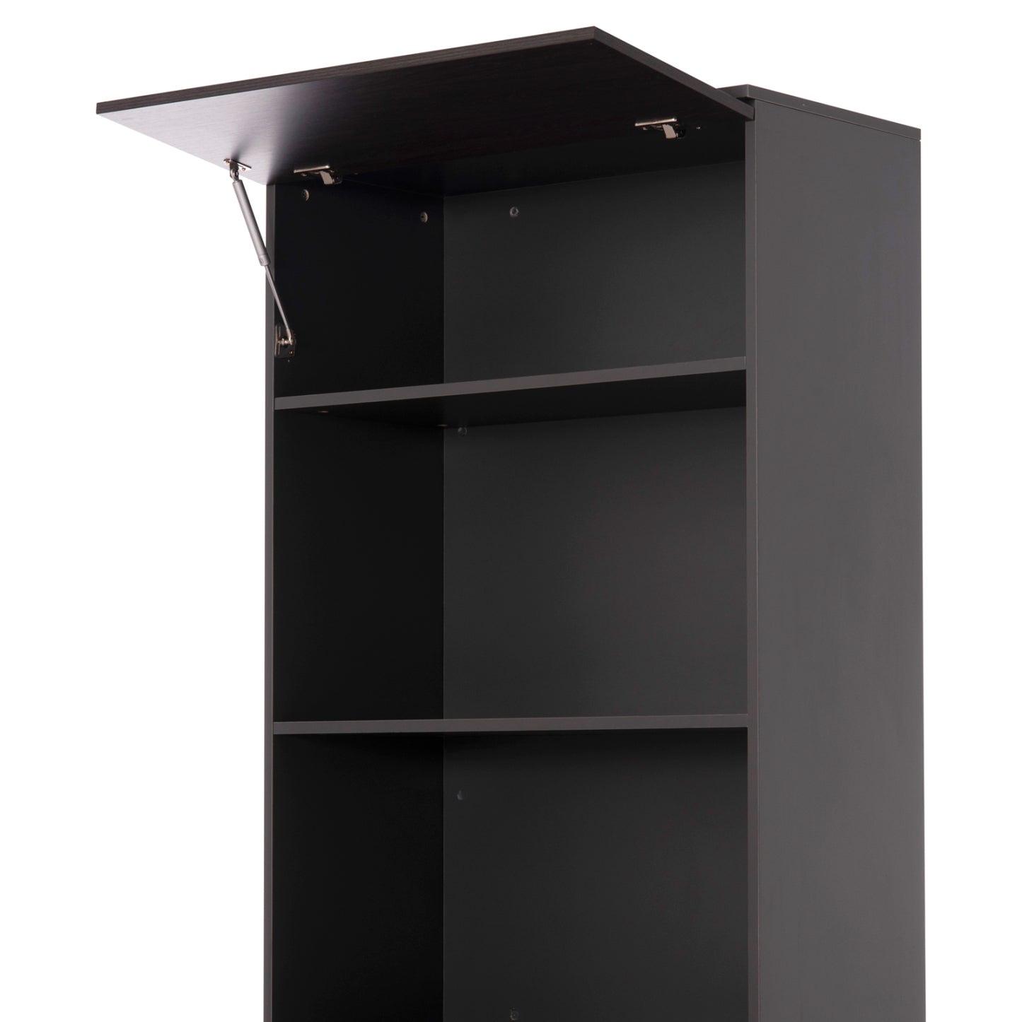 OFFICE BOOKCASE PROFESSIONAL ROSEWOOD MELAMINE GREY WENGE 80x40x200