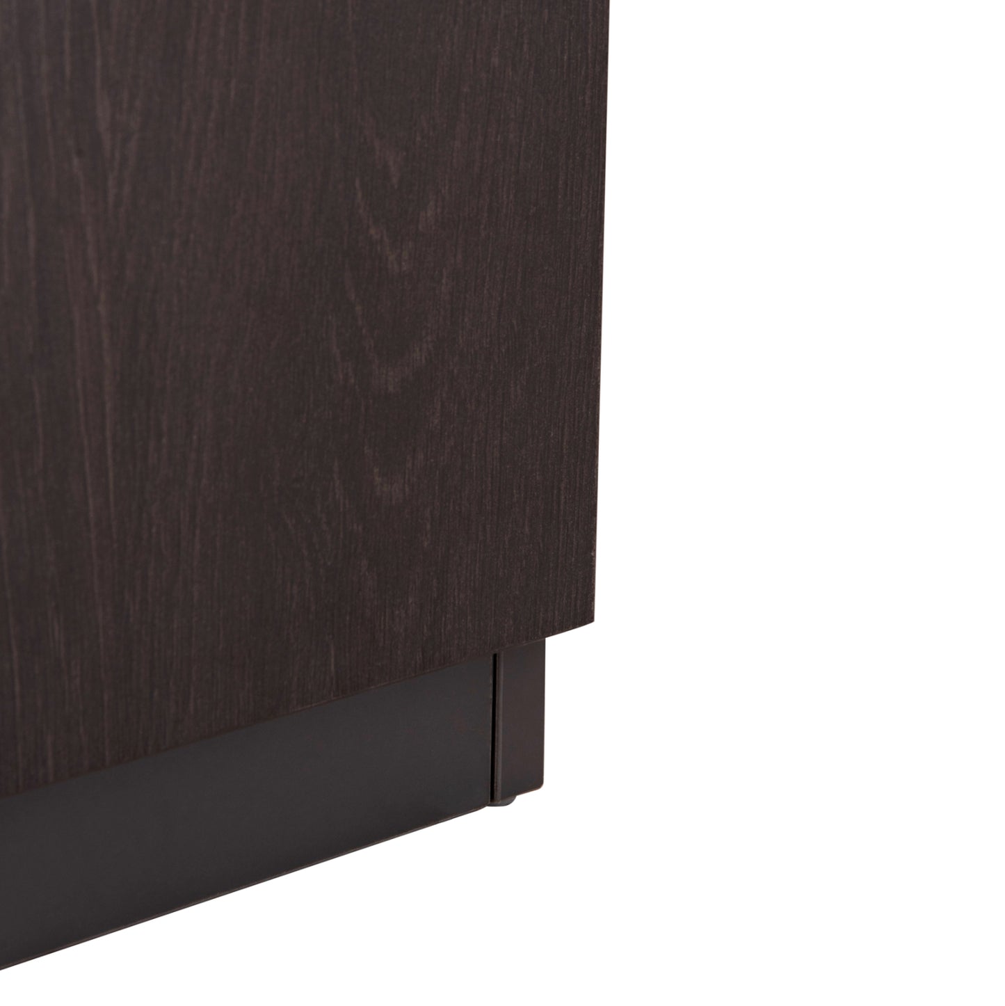 OFFICE BOOKCASE PROFESSIONAL ROSEWOOD MELAMINE GREY WENGE 80x40x200
