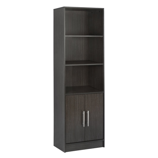 ΒΙΒΛΙΟΘΗΚΗ ΜΕΛΑΜΙΝΗΣ ENSLEY ZEBRANO 60x30x180
