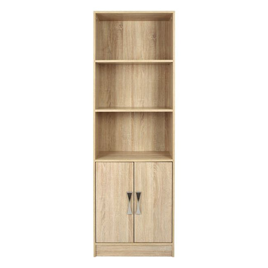 ΒΙΒΛΙΟΘΗΚΗ ΜΕΛΑΜΙΝΗΣ ENSLEY SONAMA ΜΕ ΧΕΡΟΥΛΙ 60x30x180