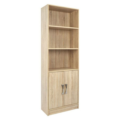 ΒΙΒΛΙΟΘΗΚΗ ΜΕΛΑΜΙΝΗΣ ENSLEY SONAMA ΜΕ ΧΕΡΟΥΛΙ 60x30x180