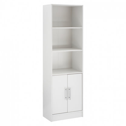 ENSLEY MELAMINE BOOKCASE IN WHITE SHADE 60x30x180