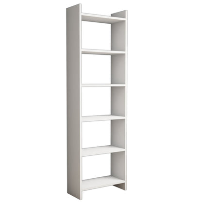 CLASSIC WHITE MELAMINE BOOKCASE 48.5x22x160
